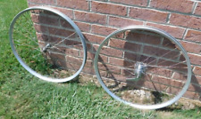 Prewar Elgin Bicycle 26” 2.125” Chrome Drop Center Wheels Rims , with Elgin Hubs