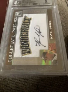 2007 Donruss Elite David Price Collegiate Patches/Auto/250 - Picture 1 of 4