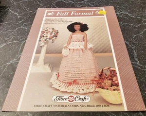 DJ8 FIBRA ARTESANAL 1992, OTOÑO FORMAL - FOLLETO PATRÓN DE VESTIDO DE CROCHET - Imagen 1 de 2
