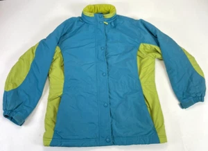 L.L.Bean Girls Large Snowsuit Vintage 90s Fleece Lined Snow Jacket & Bib Pants - Picture 1 of 12