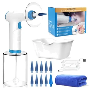 Elektrischer Ohrenschmalz Entferner Set mit 4 Modi Wasserreinigung, Wasserfan... - Bild 1 von 10