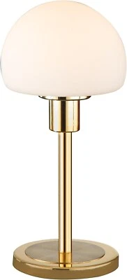 LED TISCHLAMPE Tischlampe Messing Bauhaus Design inkl. LED Neu - Bild 1 von 2