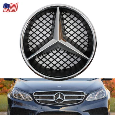 Front Grille Star Emblem Badge Logo E350 CLS550 W21 US For 2011-15 Mercedes-Benz — 第 1/4 张图片