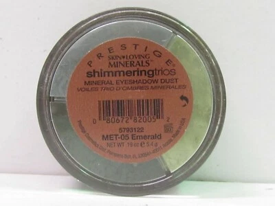 Prestige Skin Loving Minerals Shimmering Trios Eyeshadow Dust MET-05 Emerald  - Image 1 of 2