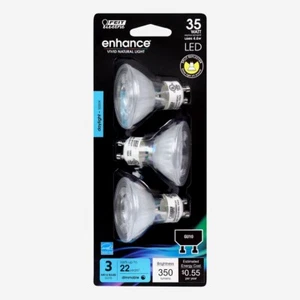Feit Electric MR16 GU10 950CA3 Daylight 120V 5000K 300l LED Bulb 35W 3-Pack - Picture 1 of 1