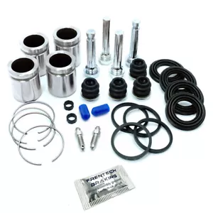 2x Front Caliper Repair Kits Pistons & Guides For Toyota MR2 MK2 SW20 1989-2000 - Picture 1 of 9