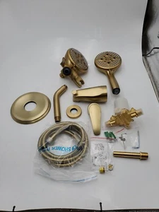 Bathroom and Shower Faucet Mixer 88048BG Brushed Gold - Picture 1 of 9