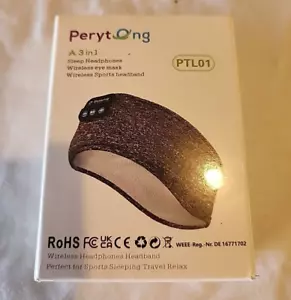 Peryt Ong PTL01 - 3 in 1 Sleep Headphones Wireless Eye Mask Sports Headband - Picture 1 of 1