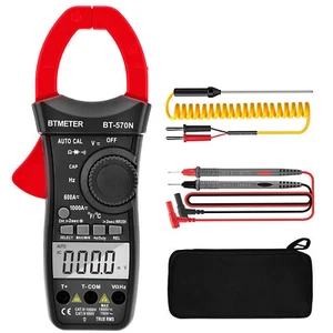 Stromzange 1000A AC DC Gleichstromzange Zangenmultimeter Strommesszange True-RMS - Bild 1 von 7