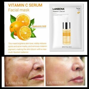 Vitamin C Face Mask 100% Natural Strong Anti Wrinkle Ageing Skincare