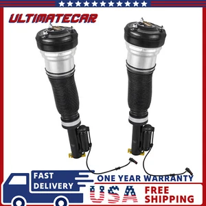 Set 2 Front Air Suspension Struts For Mercedes-Benz W220 S320 S350 S430 S600 S55 - Picture 1 of 9