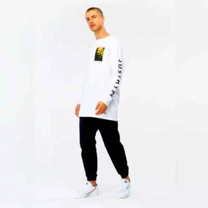 Hype Herren Lagoon Creature Oversized Crew Langarm T-Shirt - Bild 1 von 3