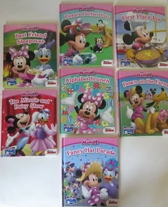 7 Disney Junior Minnie Story Reader Children's Books + Play-a-Song Piano Book - Picture 1 of 5