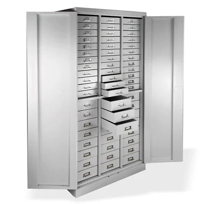 ADB Metall Schubladen-Schrank Werkzeug Materialschrank 60 Fächer 1790x800x410 mm - Bild 1 von 4