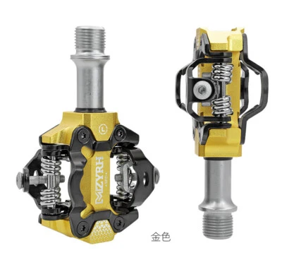 Bicicleta de Montaña SPD Autobloqueante MMTB Pedal Aleación de Aluminio 3 Rodamientos Pedal de Bicicleta Foto 1 de 4