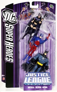 Juego de figuras de Batman Justice League Unlimited Super Heroes Huntress The Atom J3715 - Imagen 1 de 2