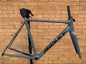 Ridley X-Night Carbon Cyclocross Frameset Canti Brake - Grey / Black