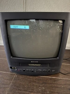 Samsung 13" VCR TV CXD1342 Vintage Retro Gaming CRT Television VHS - Picture 1 of 5