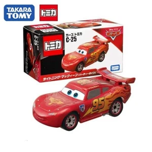 Takara Tomy Tomica Disney Pixar Cars Lightning Mcqueen Hot Rod C-25 Toy Car New - Picture 1 of 3