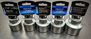 NEW Mint Craft Chrome Socket 3/4" Dr. SAE-12 Point-Select Size-Free Ship - Picture 1 of 5