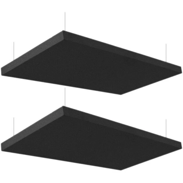 Primacoustic Nimbus 24x48x1.5" Acoustic Ceiling Cloud Panel, Black (Pair)