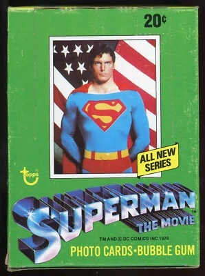 1978 Topps Superman The Movie Series 2 Wax Packs Box Trading Cards 36 Count - Image 1 of 4