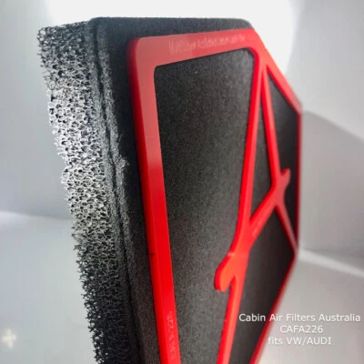 CABIN AIR FILTER suits AUDI TT 8J 2007 - 2015 CARBON 3 STAGE CABIN AIR FILTER - image 1 of 4