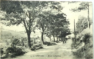 La Louvesc 07 CPA Route De Satillieu 1905 - Picture 1 of 2