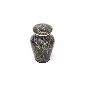Forest Tranquility Aluminum Keepsake Urn – Small Nature-Inspired Memorial Urn - Picture 1 of 7