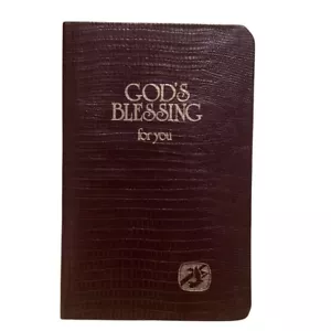 Jimmy Swaggart Ministries Book God's Blessing For You Genuine Leather 1986 - Foto 1 di 7