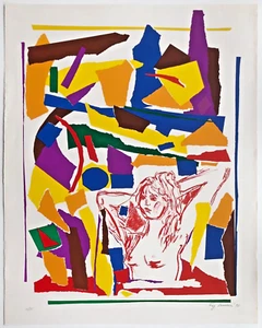 Fay Lansner Original 1973 Signed Numbered Limited Edition Color Lithograph - Picture 1 of 7