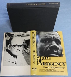 STATE OF EMERGENCY BY FRED MAJDALANY, 1963 HC/DJ 1st. Ed. FULL STORY OF MAU MAU - Picture 1 of 8