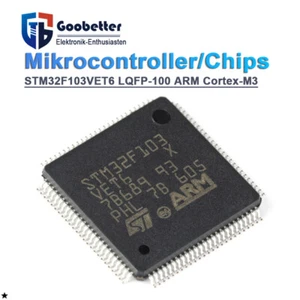 STM32F103VET6 LQFP-100 ARM Cortex-M3 32-Bit Mikrocontroller-MCU Mikrosteuerungen - Bild 1 von 9
