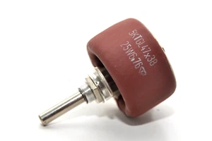 Vintage DDR Keramik Draht-Potentiometer RFT Typ TGL200-8077, 5 kOhm / 25 W, NOS - Bild 1 von 12