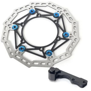 For Yamaha 270mm Front Brake Disc Rotor Bracket WR250 YZ125 WR400F WR426F YZ450F - Picture 1 of 9