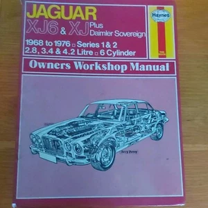 Jaguar XJ6, XJ Plus Daimler Sovereign 1968-1979 Haynes Workshop Manual Good Cond - Picture 1 of 1