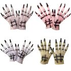 Gothic Gloves With Claws Long Nails Party Scary Props Rubber Mittens  Festival