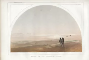 1853 (1856)   "Mirage on the Colorado Desert"" - Picture 1 of 2