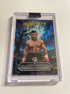 Mike Tyson 2025 Wild Card Haunted Graveyard Blue Shock #d 1/1 - Picture 1 of 2