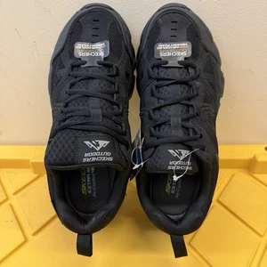 Zapatillas deportivas Skechers para hombre al aire libre ajuste extra ancho espuma viscoelástica talla 10,5 negras nuevas - Imagen 1 de 8