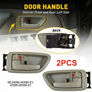 Juego de 2 manijas interiores de puerta delantera + trasera izquierda derecha para Toyota Sequoia - Imagen 1 de 8