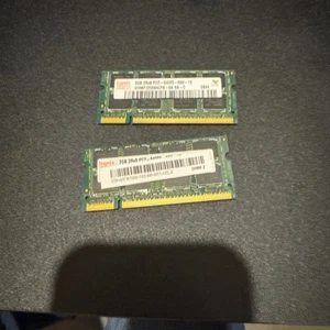 Hynix 2GB (1GBx2) 2Rx16 PC2-6400S-666-12 DDR2-800Mhz Laptop SODIMM RAM Memory - Picture 1 of 2