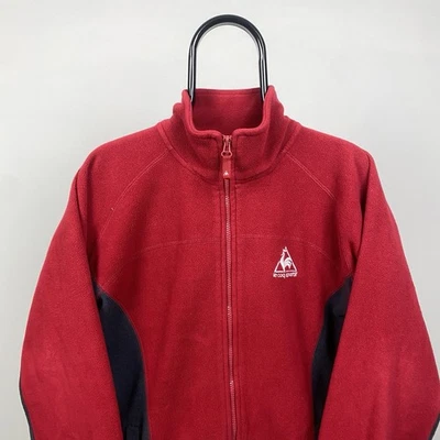 Chaqueta polar pequeña roja para hombre Le Coq Sportif Foto 1 de 4