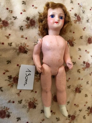 Poupée mignonnette ancienne Unis France 13 cm - Photo 1/4