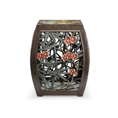 Phoenix And Blossom Garden Stool Aluminum Home & Garden Decorative Collectible - Image 1 of 4