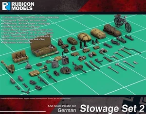 Rubicon Models German Stowage Set 2 1/56 28mm WWII GER Terrain Kit Weapons - Picture 1 of 1