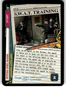The X-Files CCG: The Truth is Out There Card C S.W.A.T. Training - Picture 1 of 4