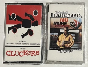 2- 1995 CLOCKERS Cassettes Soundtrack Movie Music Sealed Terence Blanchard 90's - Picture 1 of 3