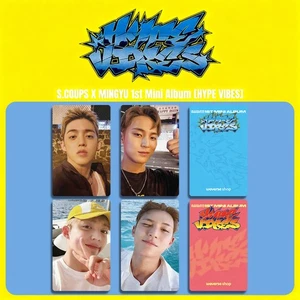 4pcs/set C×M 1ST Mini Album HYPE VIBES Card Self Made . Photocards Seventeen - Picture 1 of 5