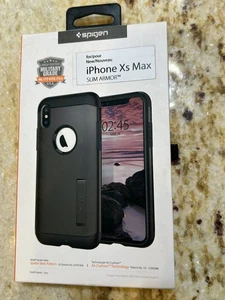 SPIGEN SLIM ARMOR CELL PHONE PROTECTOR CASE FOR APPLE IPHONE XS MAX GRAY - Picture 1 of 4